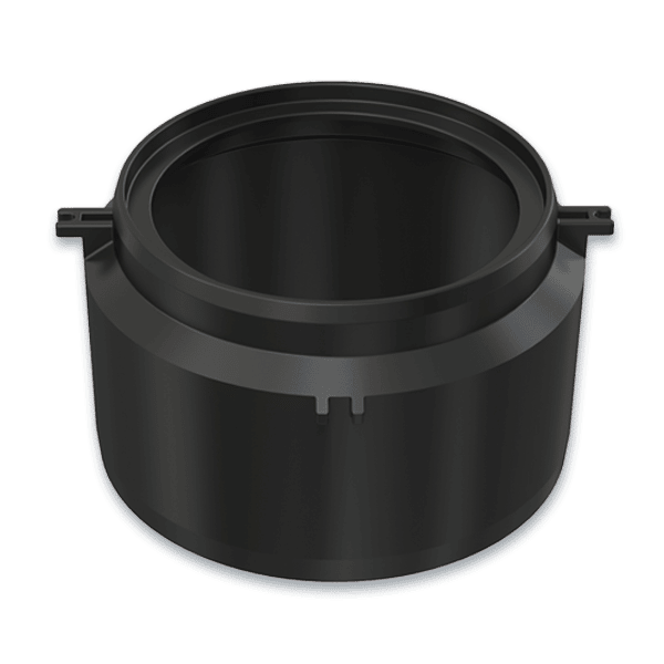 פלסאון מתאם חיבור לצינור 110 לתעלת ניקוז נמוכה