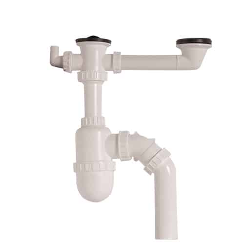 מחסום “2 לכיור מטבח כפול כלים/כביסה