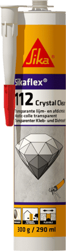 סיקפלקס קריסטל קליר חומר איטום והדבקה שקוף