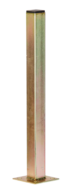 עמוד לגדר צהוב 40/40 מ”מ