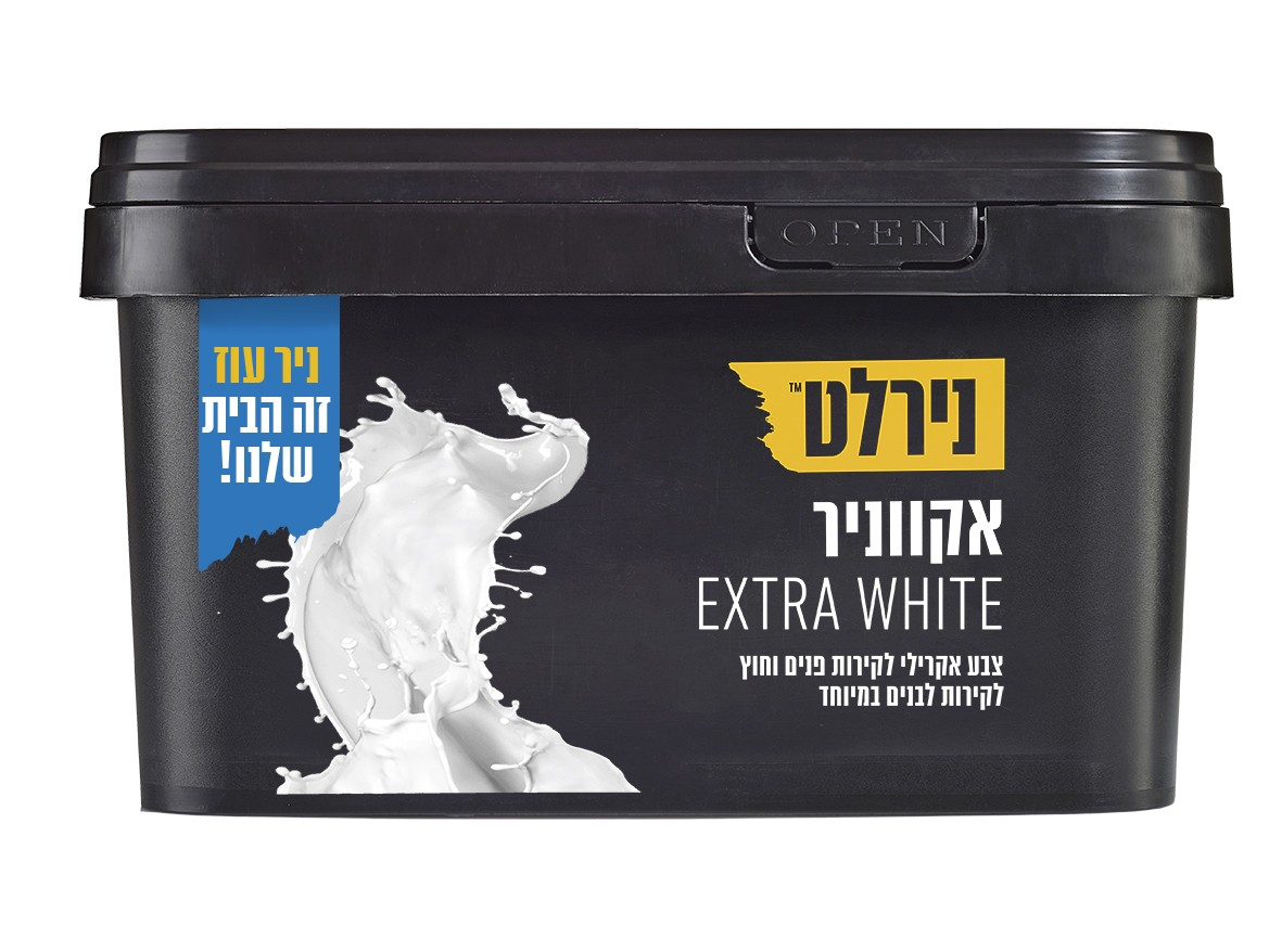 אקווניר EXTRA WHITE לבן 5 ליטר
