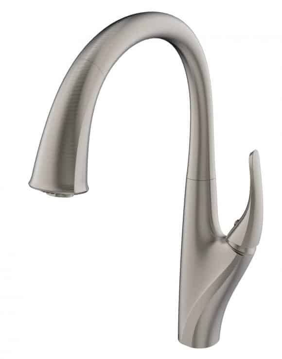 ברז מטבח מדגל 51838 דו מצבי נשלף ניקל