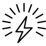 Electrical refueling icons set, outline style