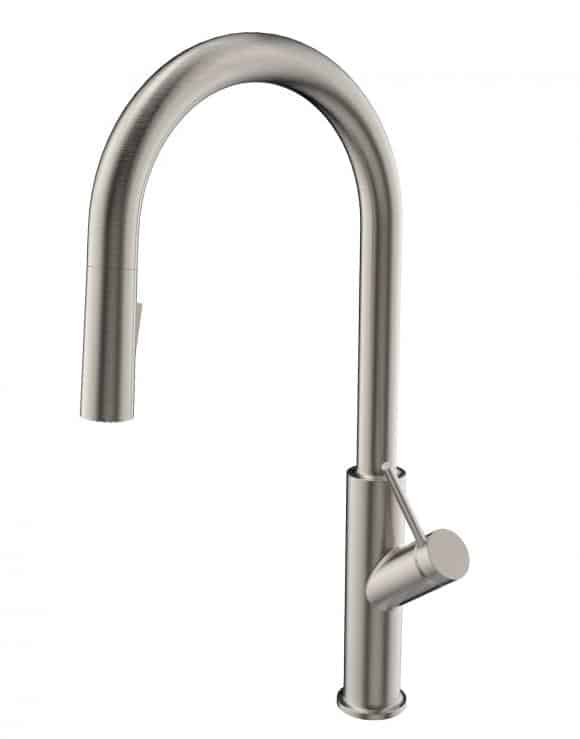 ברז מטבח מדגל 51818 דו מצבי נשלף ניקל