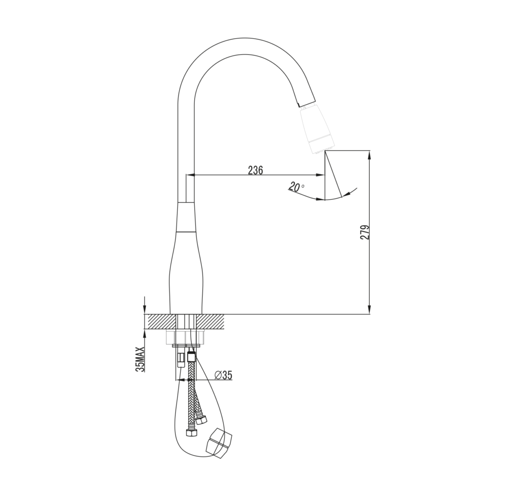 ברז שגיב נשלף למטה