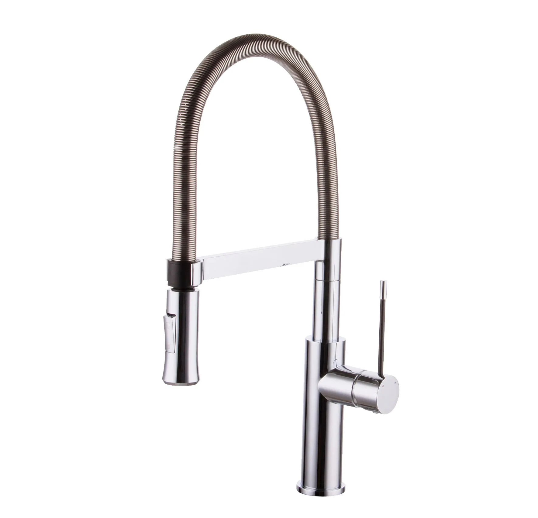 ברז מטבח שגיב צינור גמיש P3 ניקל