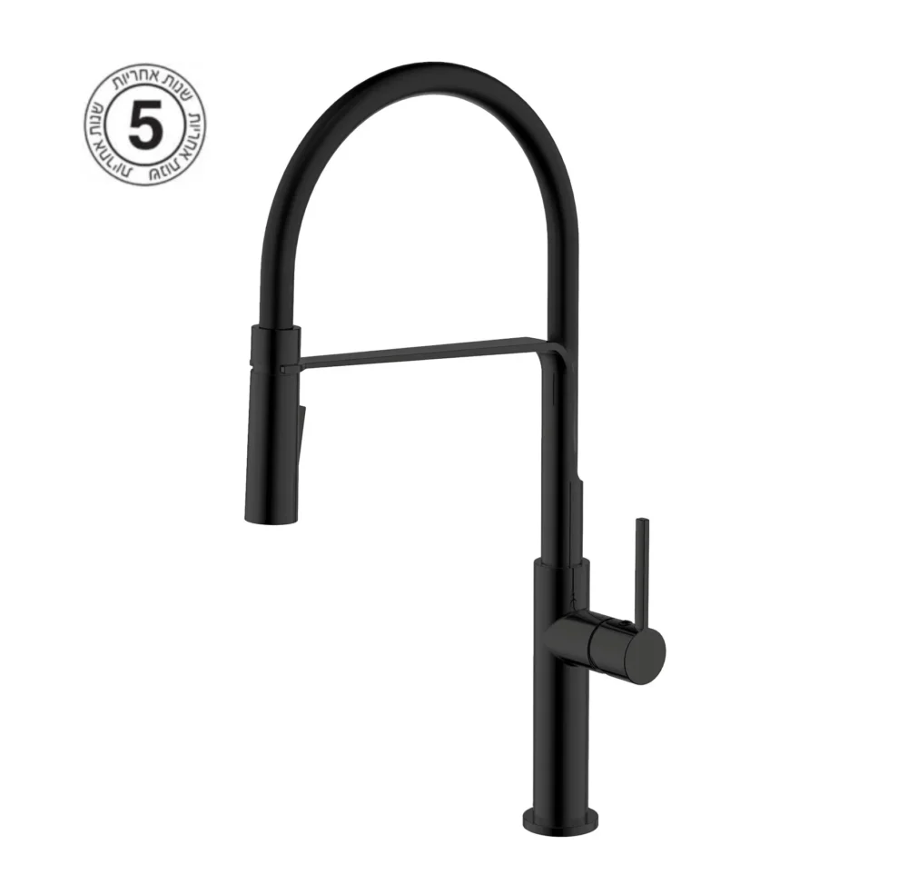 ברז מיקסר למטבח P5 שחור מט