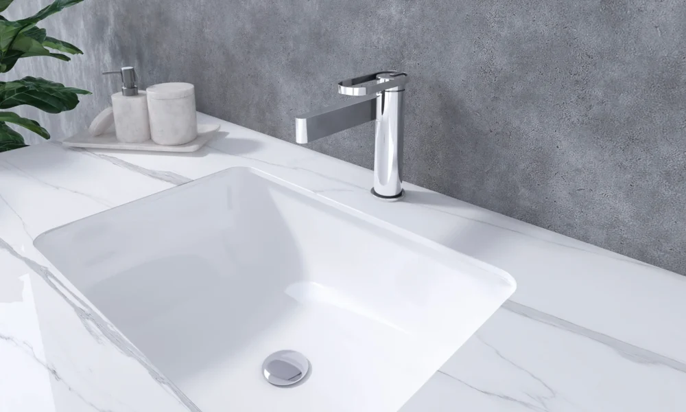 ברז שגיב מיקסר ניצב בינוני ניקל