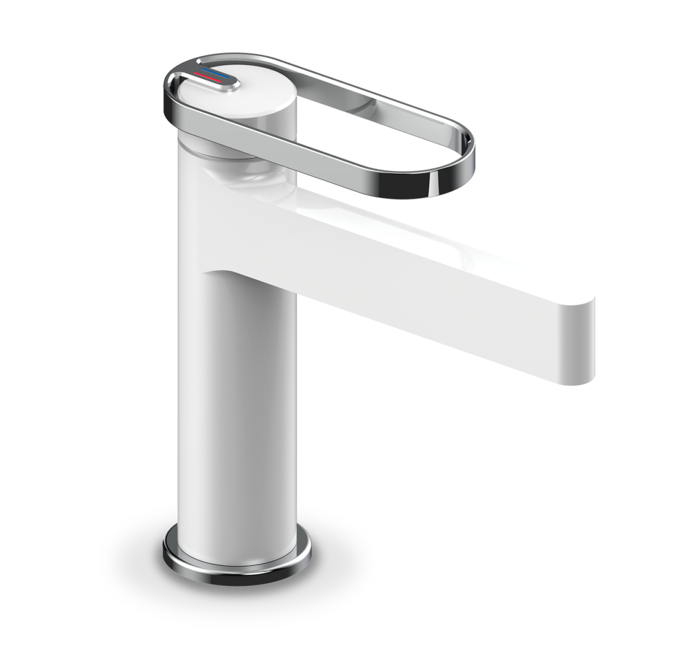 ברז שגיב מיקסר ניצב בינוני לבן