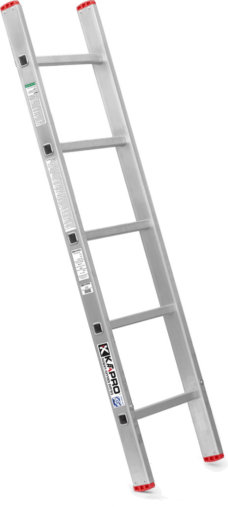 סולם אלומניום יחיד נשען שלבים רחבים בגדלים שונים