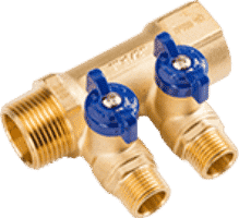 מחלק ”1 חוץ/פנים עם ברזי 1/2 SP