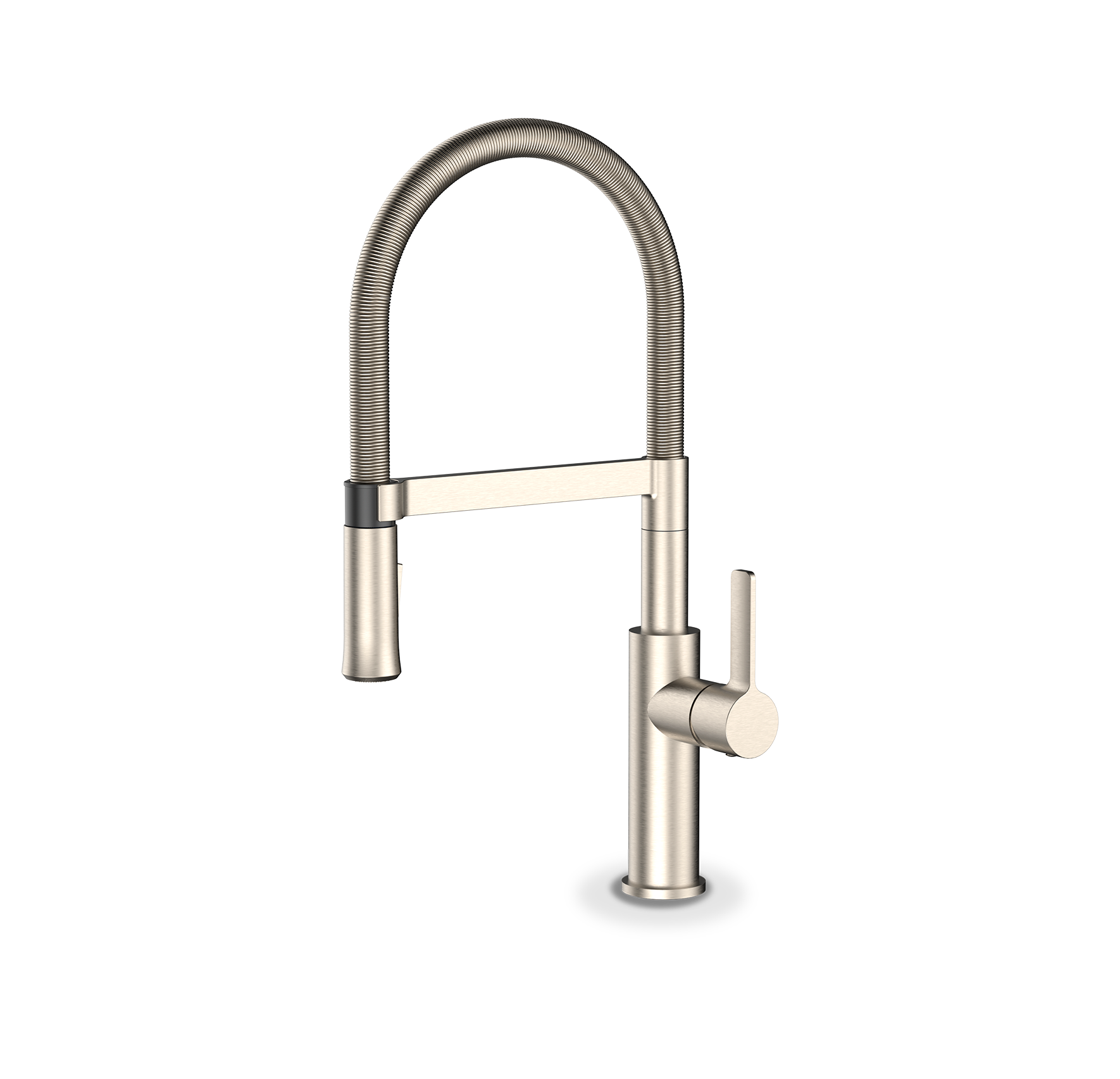 ברז מטבח שגיב צינור גמיש P3 ניקל מוברש