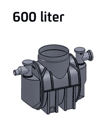 בור רקב 600 ליטר