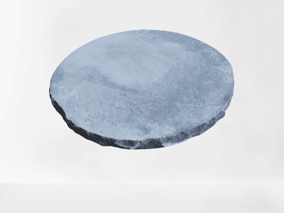 אבן מדרך בזלת עגולה קוטר כ-45 ס”מ