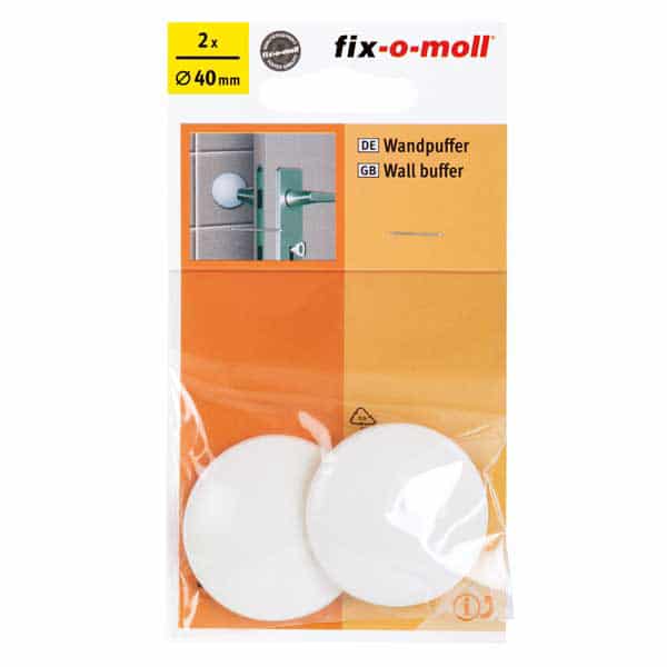 בולם לקיר 2 יחידות 40 מ”מ צבעים לבחירה