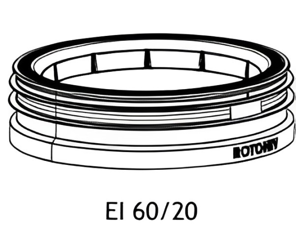 הגבהה לשוחת ביוב VULCAN קוטר 60 ס”מ גובה לבחירה