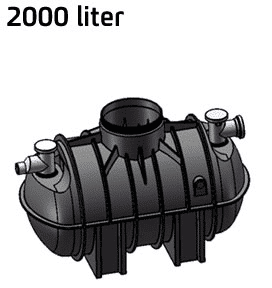 בור רקב 2000 ליטר