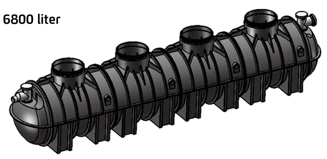 בור רקב 6800 ליטר