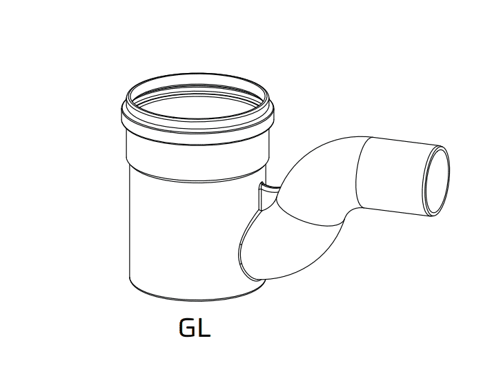 גלי טרפ פתח 8″ יציאה 4″ גובה 30-40 ס”מ רוטוניב