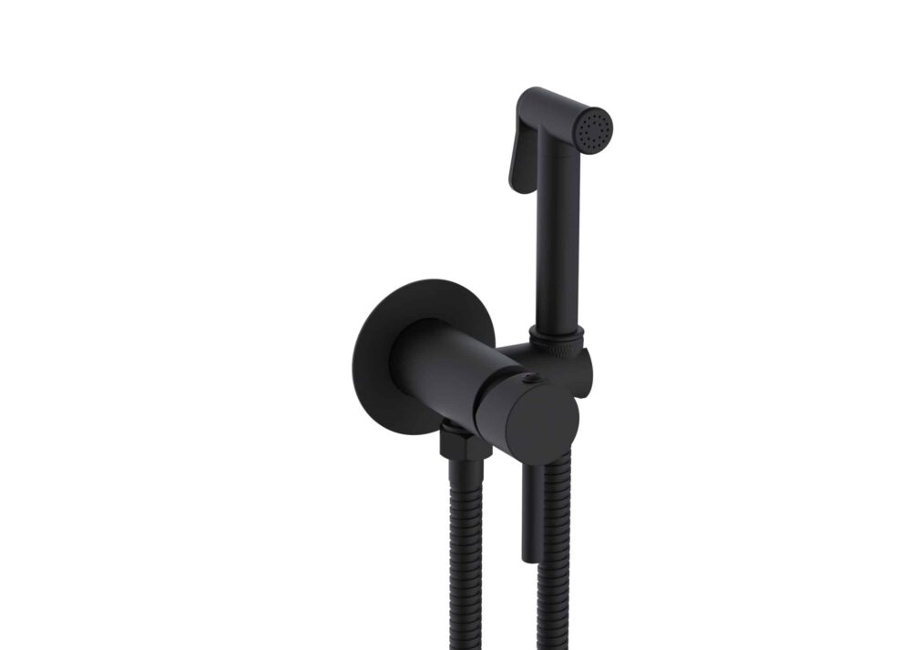 אינטרפוץ ומערכת שטיפה יוקרתית שחור מט שגיב