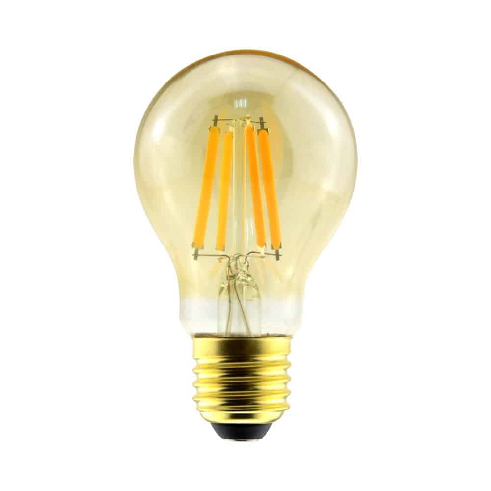 נורת פחם קלאסי אמבר לעמעום LED 8W E27 תאורת אווירה חמה