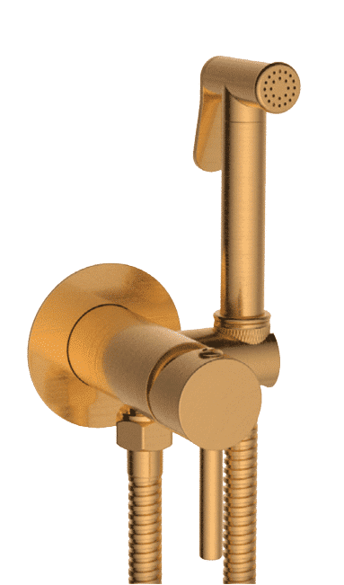 אינטרפוץ ומערכת שטיפה יוקרתית זהב מוברש שגיב