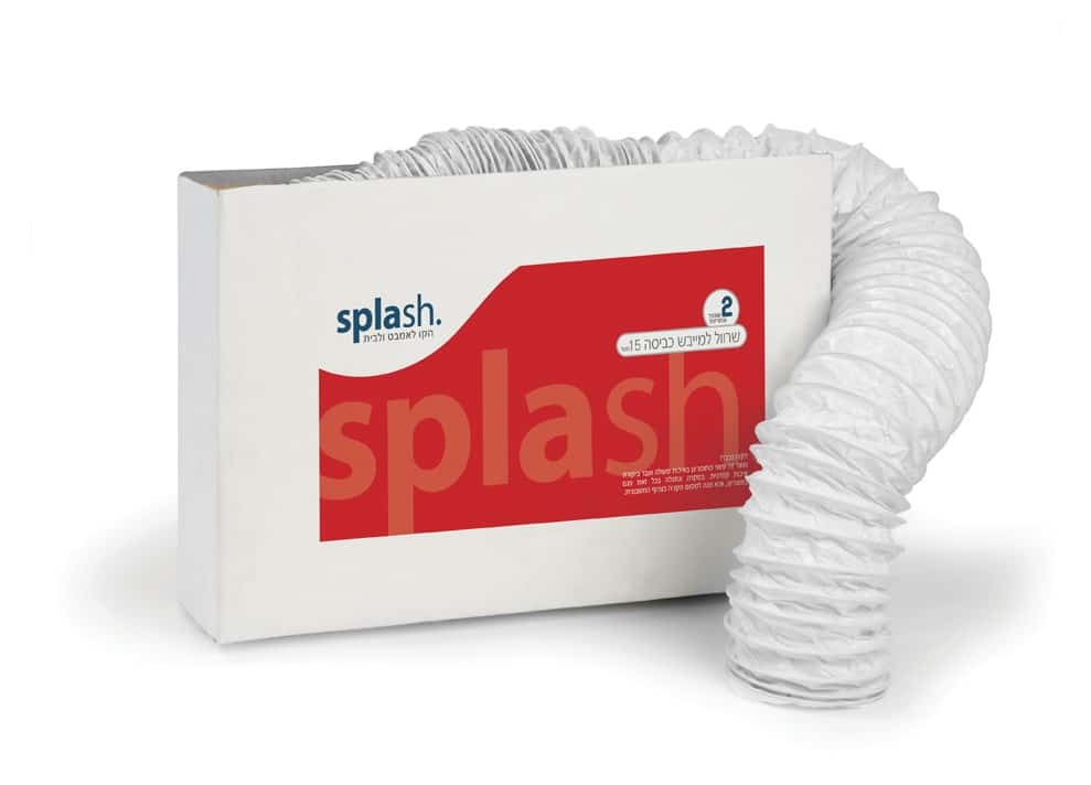 צינור גמיש “4 שרוול למייבש כביסה 2-5 מטר