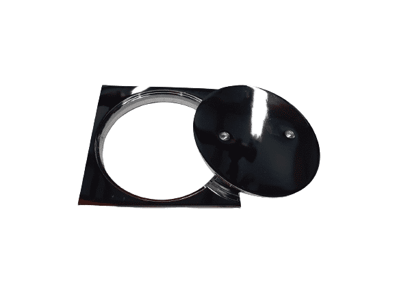 מכסה ביוב מונח “4 מרובע ציפוי כרום