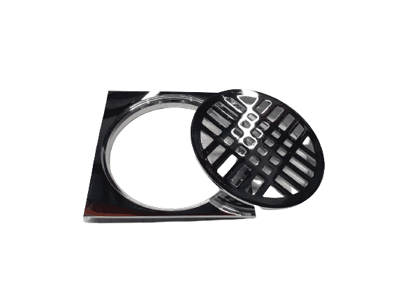 רשת ביוב מונח “4 מרובע ציפוי כרום