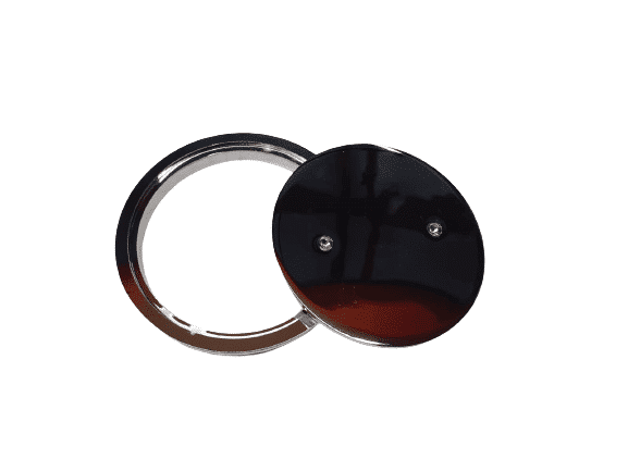 מכסה ביוב מונח “4 עגול ציפוי כרום