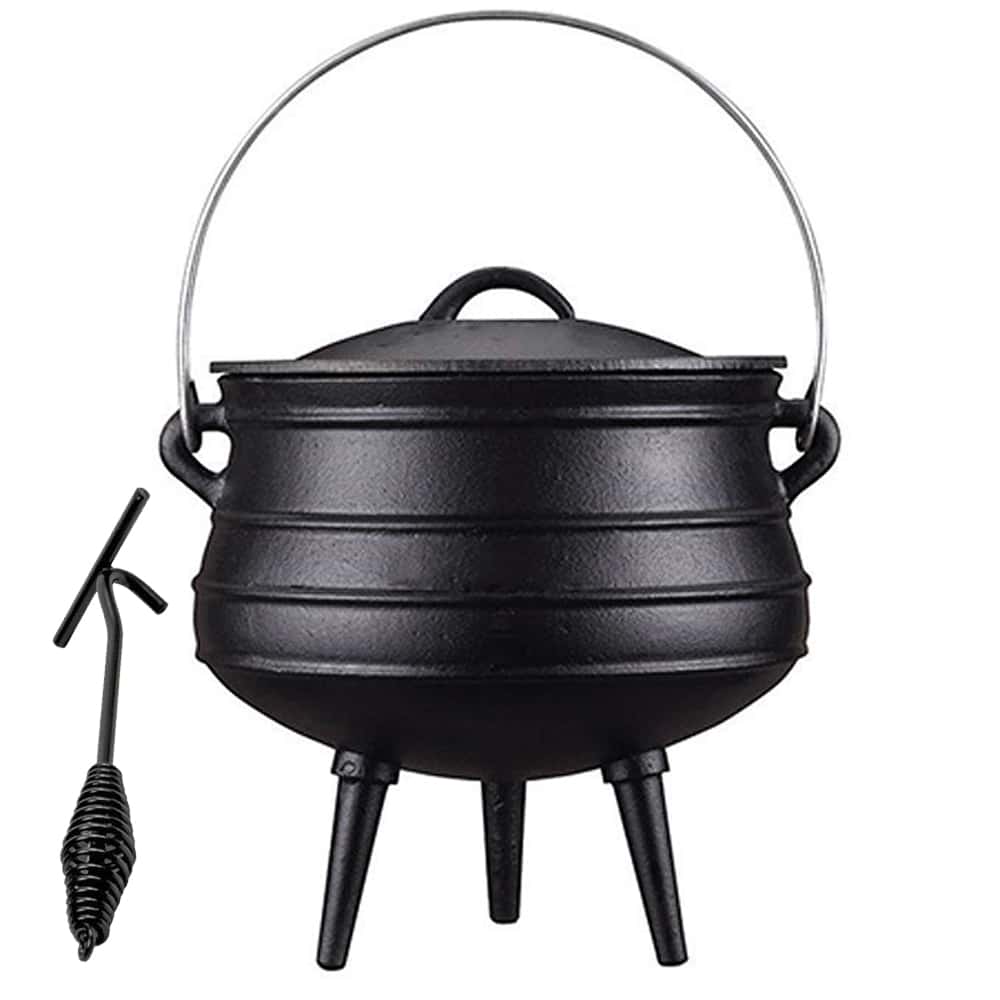 סיר פוייקה מברזל יצוק 9.5 ליטר גודל 4