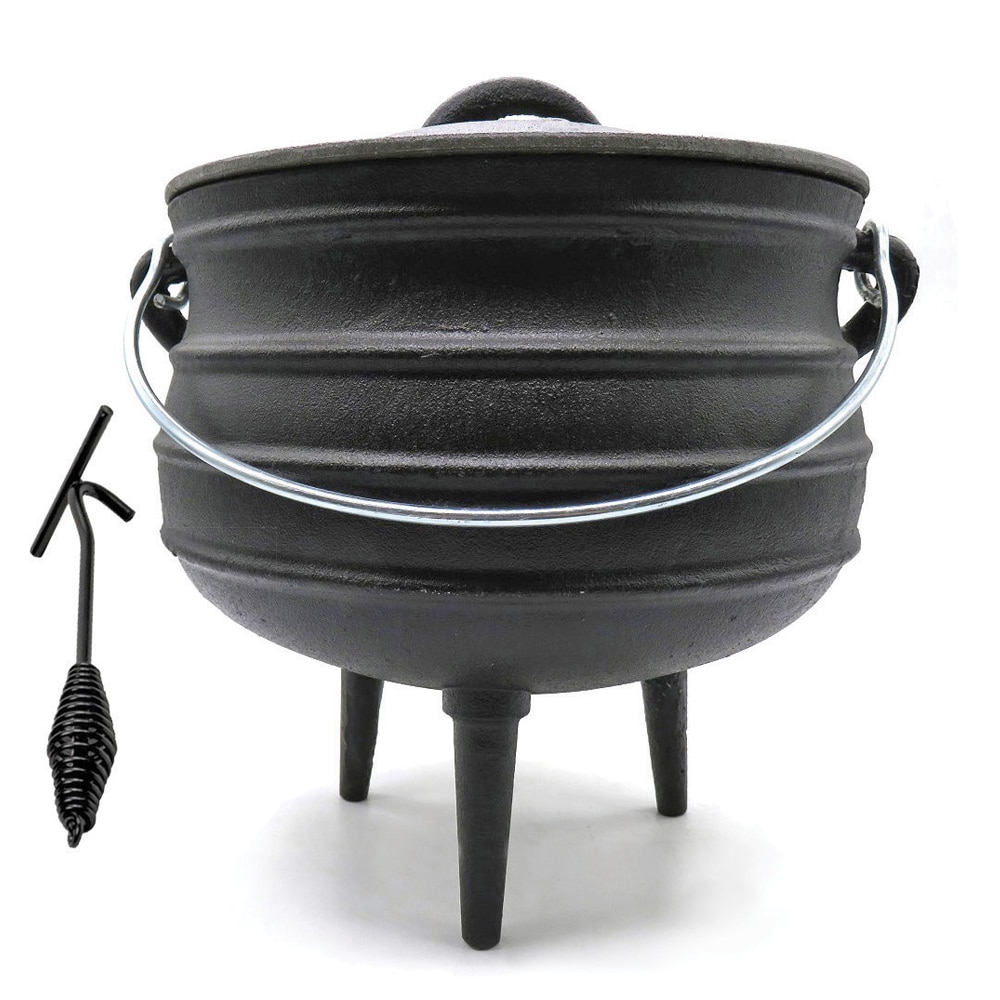 סיר פוייקה מברזל יצוק 8 ליטר גודל 3