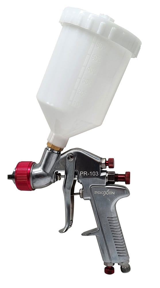 מרסס צבע כוס עליונה + 3 ווסתים PR-103