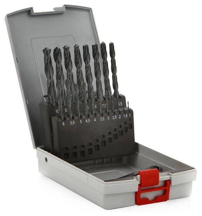 סט 19 מקדחים למתכת 1-10 מ”מ HSS-R ProBox (DIN 338) BOSCH