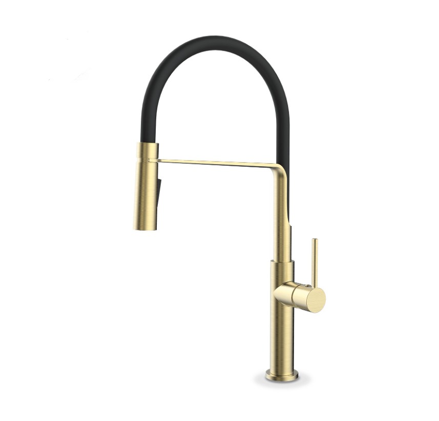 ברז מיקסר למטבח P5 זהב מוברש