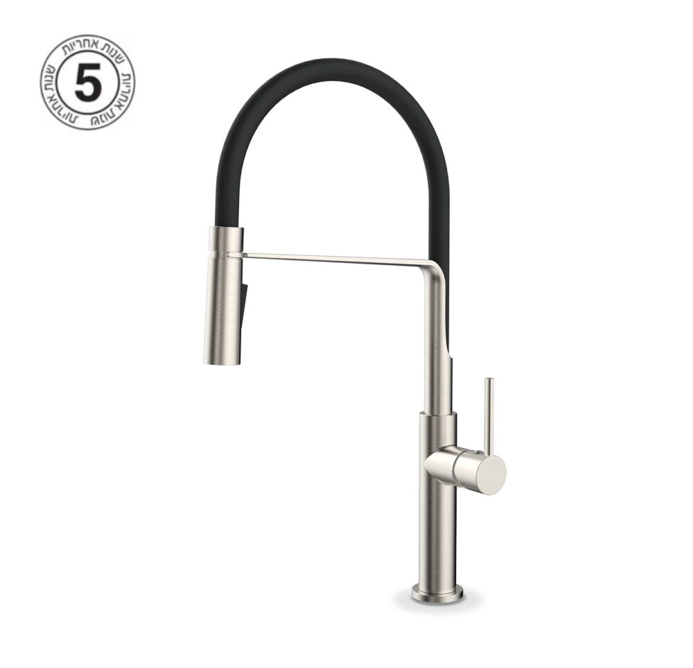 ברז מיקסר למטבח P5 ניקל מוברש