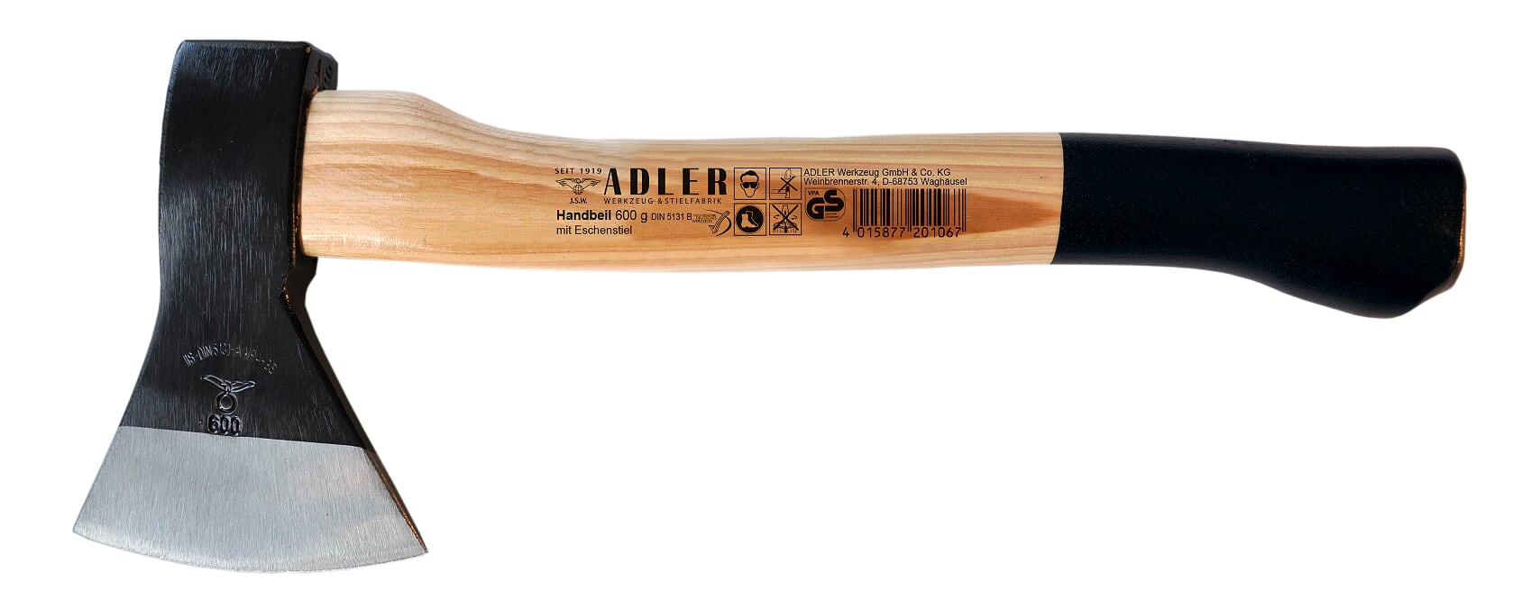 גרזן 600 גרם גרמני Adler