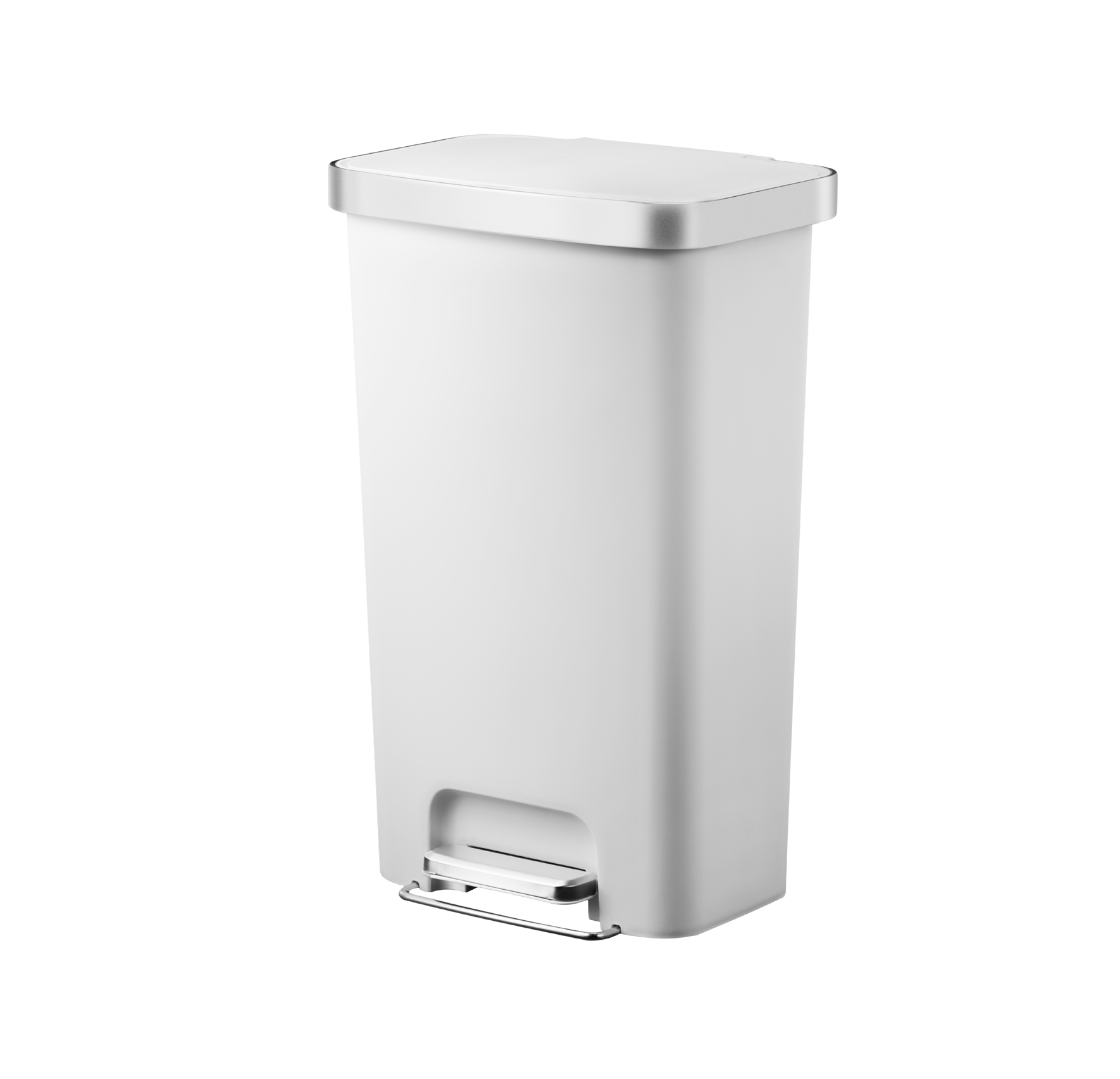 פח אשפה EKO דגם HANA מלבני 45 ליטר לבן