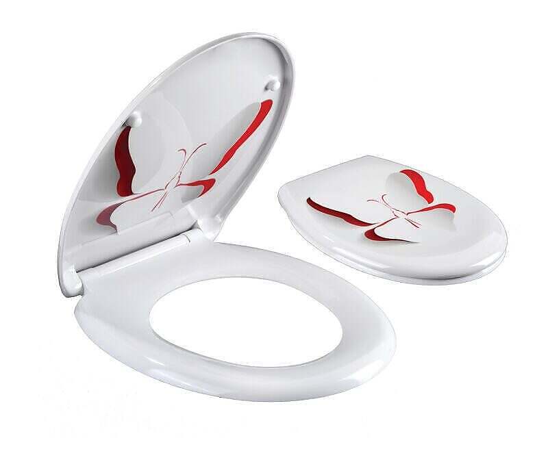 מושב אסלה טריקה שקטה פרפר AQUILA