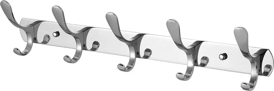 קולב מגבות 5 ווים אל-חלד כרמל כרום AQUILA