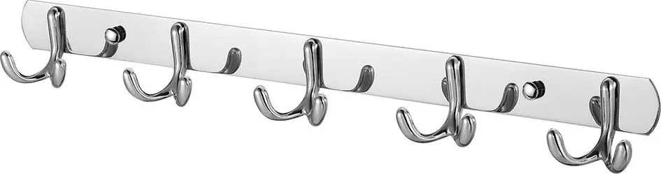 קולב מגבות 5 ווים כפולים אל-חלד תדהר כרום AQUILA