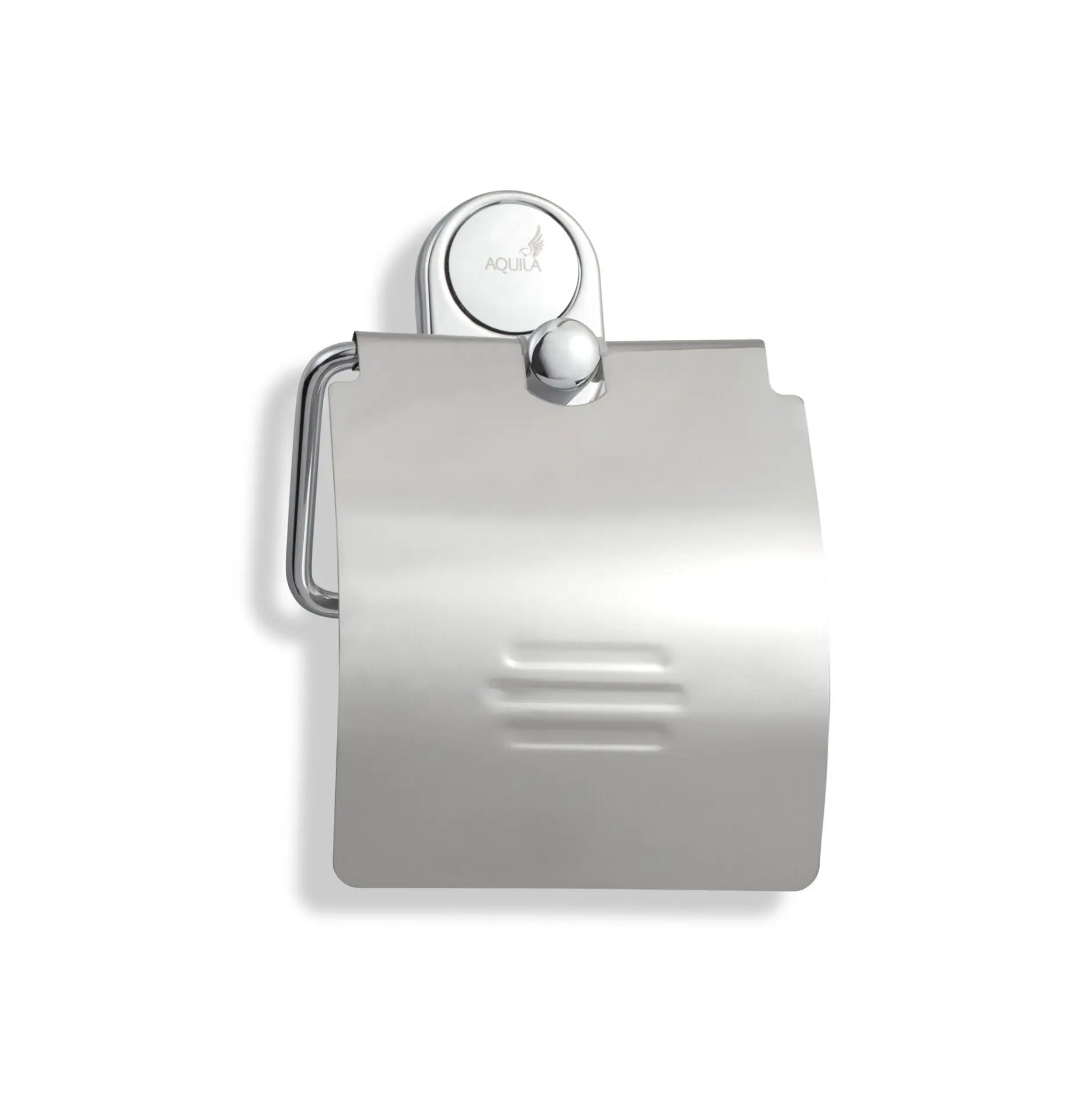 מחזיק נייר טואלט מכסה פלג כרום ניקל AQUILA