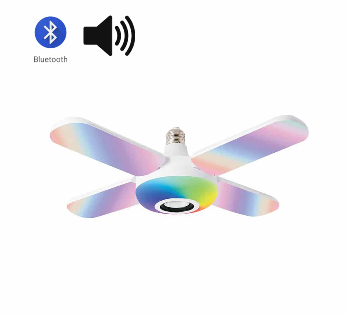 נורת לד 40W עם רמקול BLUETOOTH ושלט