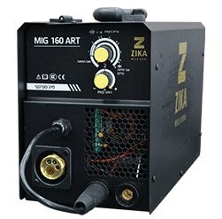 רתכת חד פאזית אידאלית לעבודה בסלילים ללא צורך בבלון גז ZIKA MIG 160 ART