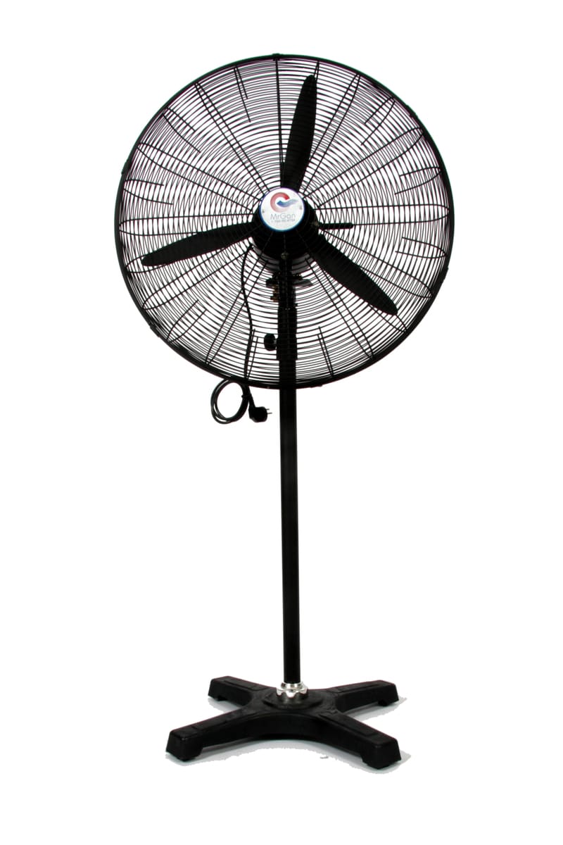 מאוורר תעשייתי רגל/עמוד “26 שחור