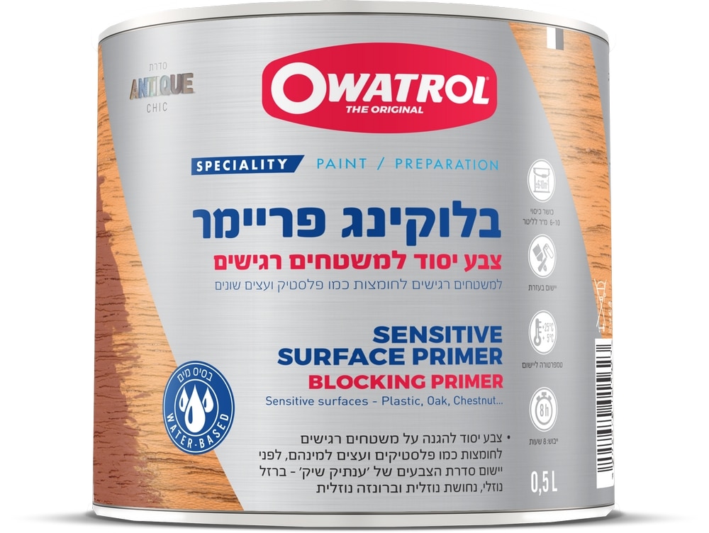 בלוקינג פריימר 0.5/2.5 ליטר Owatrol
