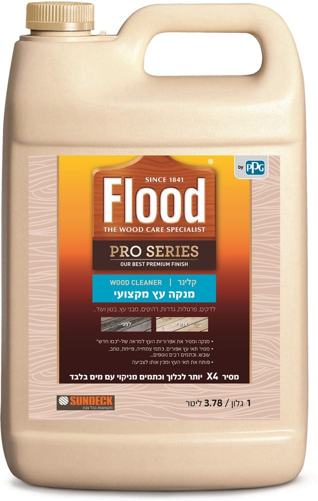 מנקה עץ 3.8 ליטר Wood Cleaner