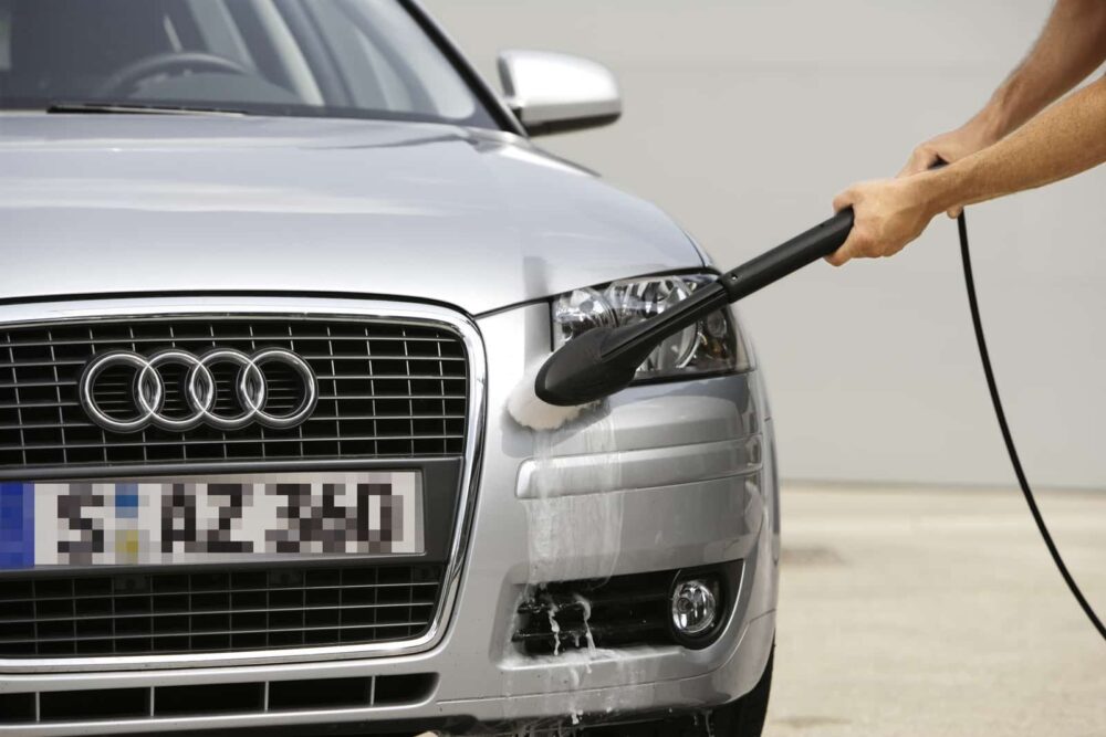 מברשת קונוס לבנה רכה למכונת שטיפה KARCHER