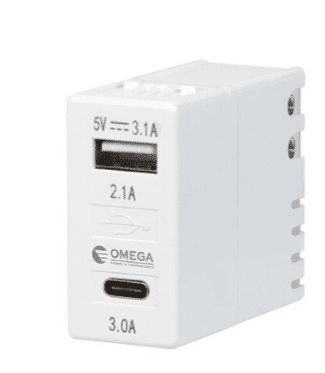 מטען USB TYPE C 3.1A תואם גוויס מקום אחד