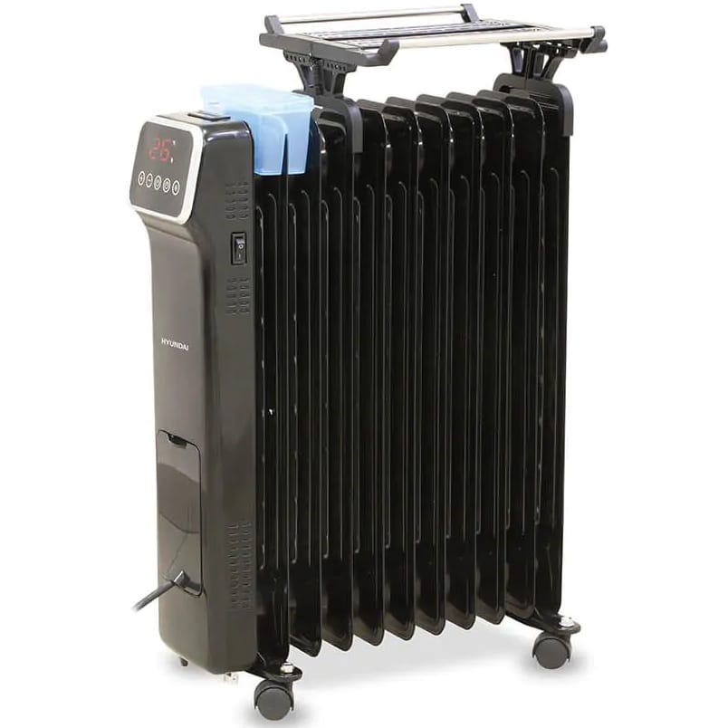 רדיאטור דיגיטלי 11 צלעות W2500 שחור EL-5023